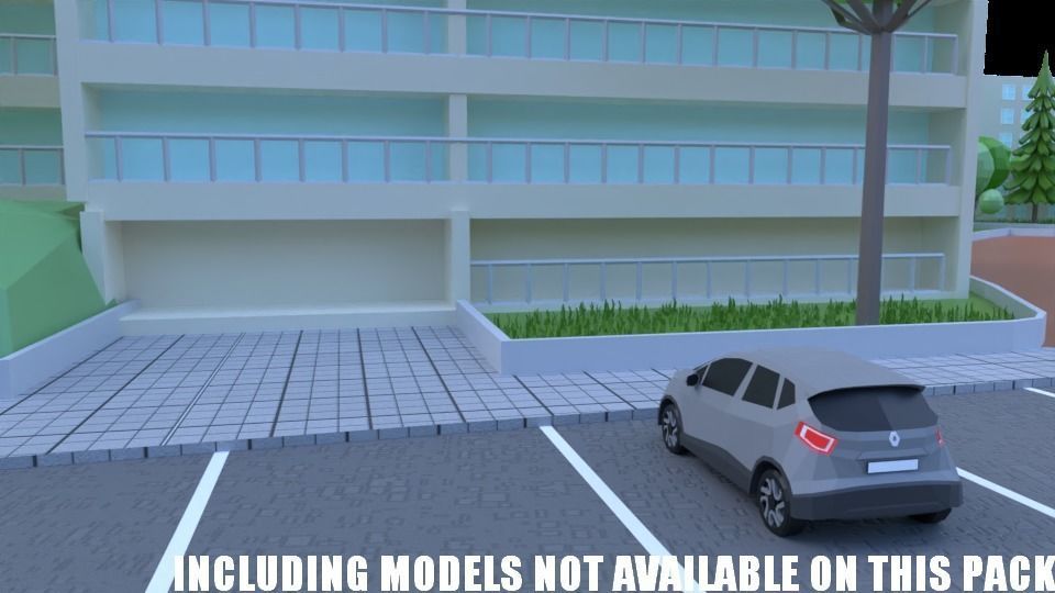 complete pack civil war low poly Low-poly 3D model_28