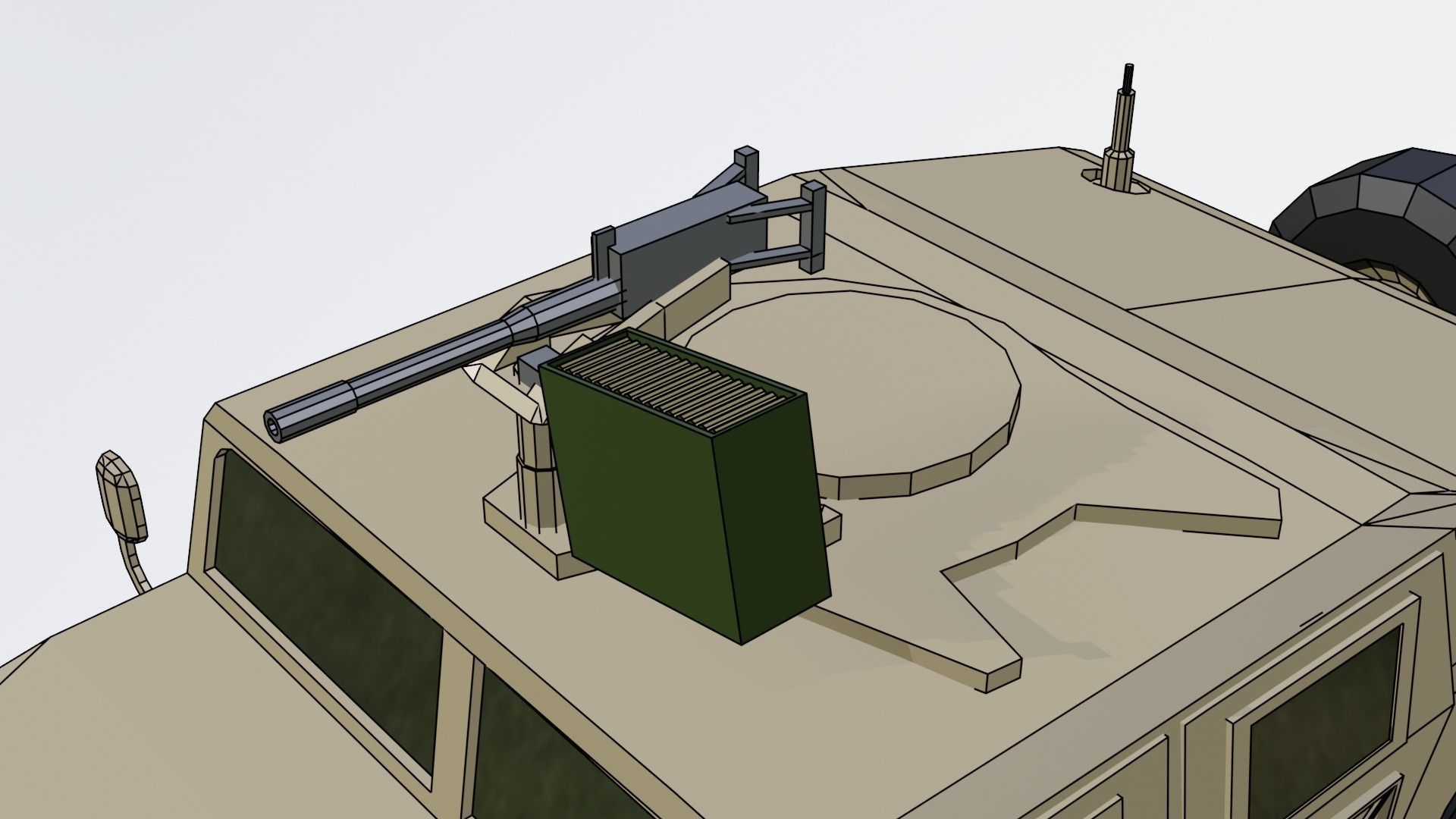 complete pack civil war low poly Low-poly 3D model_50