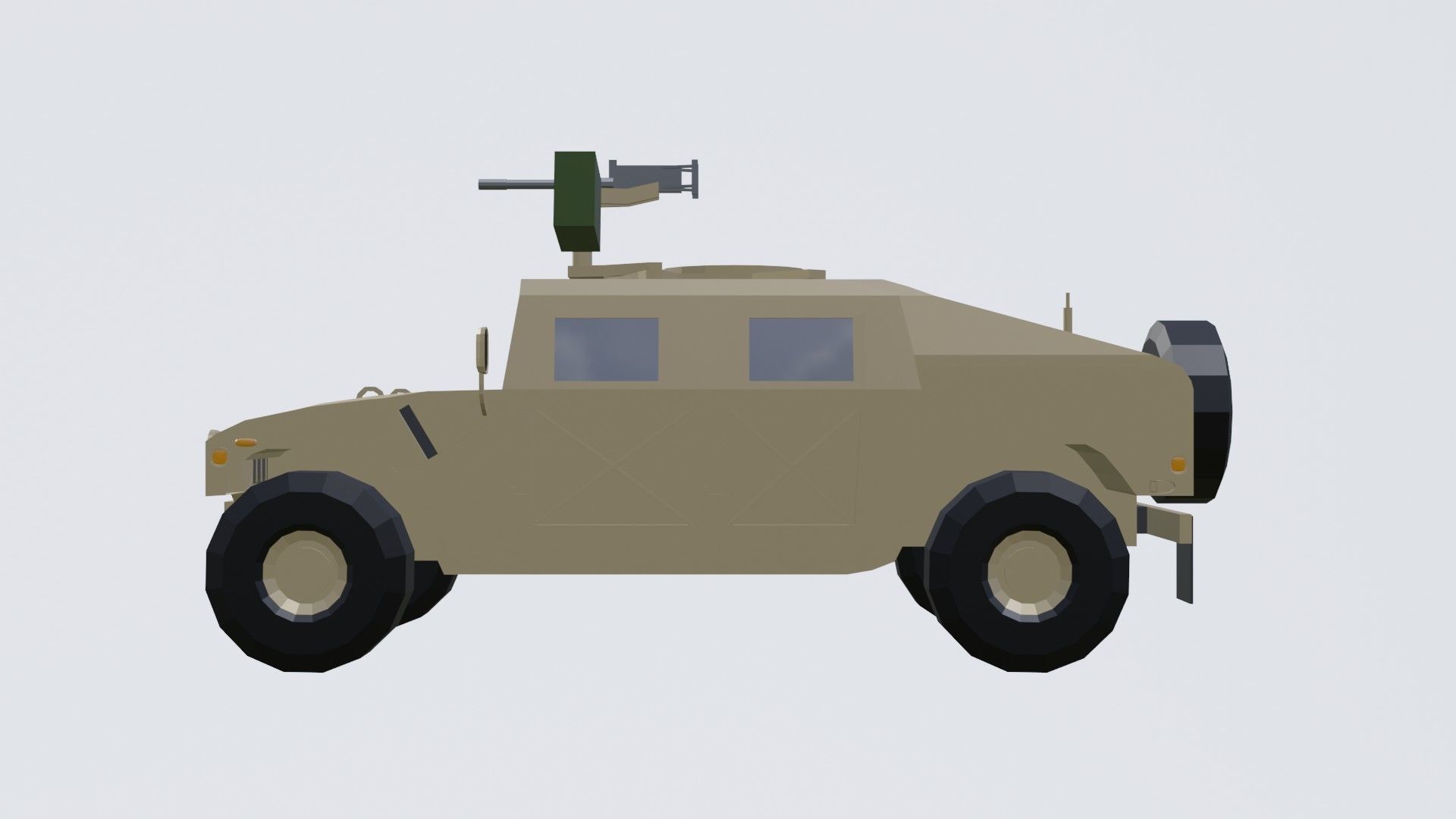 complete pack civil war low poly Low-poly 3D model_57