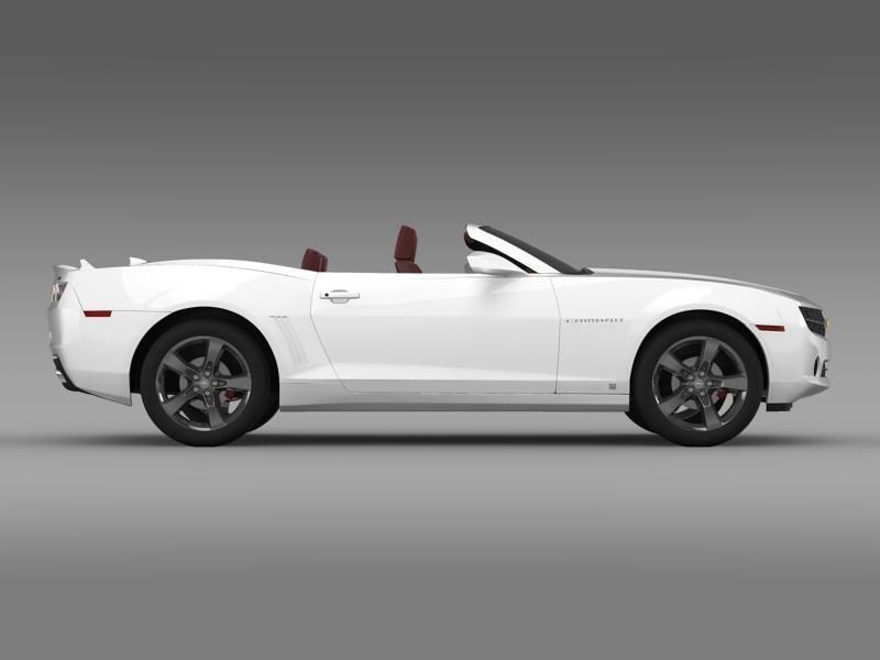 Chevrolet Camaro Convertible 2011 3D model_1