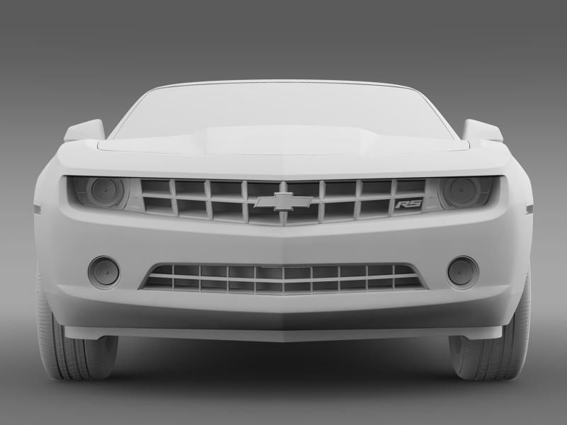 Chevrolet Camaro Convertible 2011 3D model_6