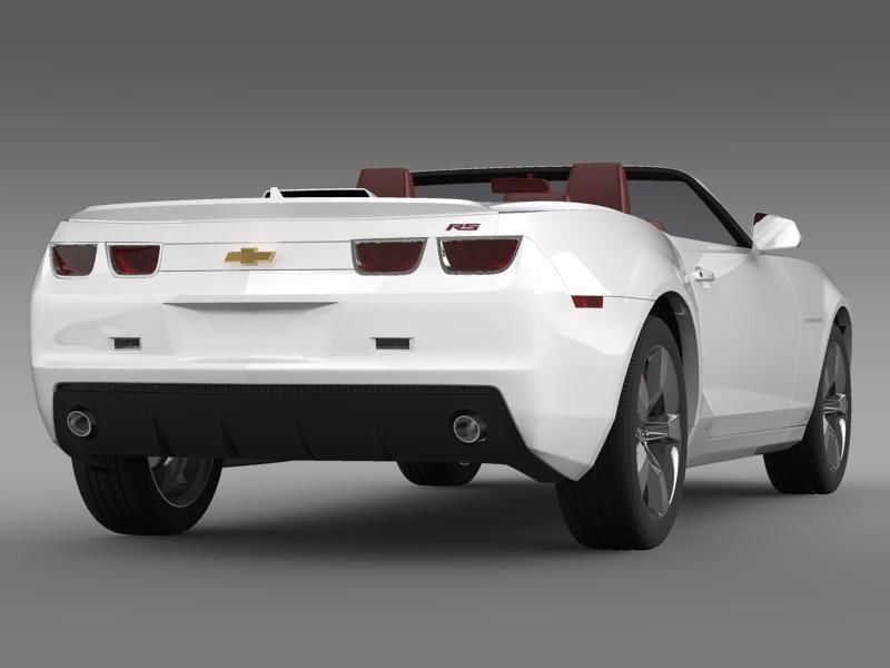 Chevrolet Camaro Convertible 2011 3D model_18