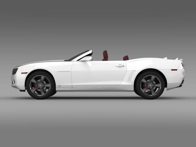 Chevrolet Camaro Convertible 2011 3D model_15