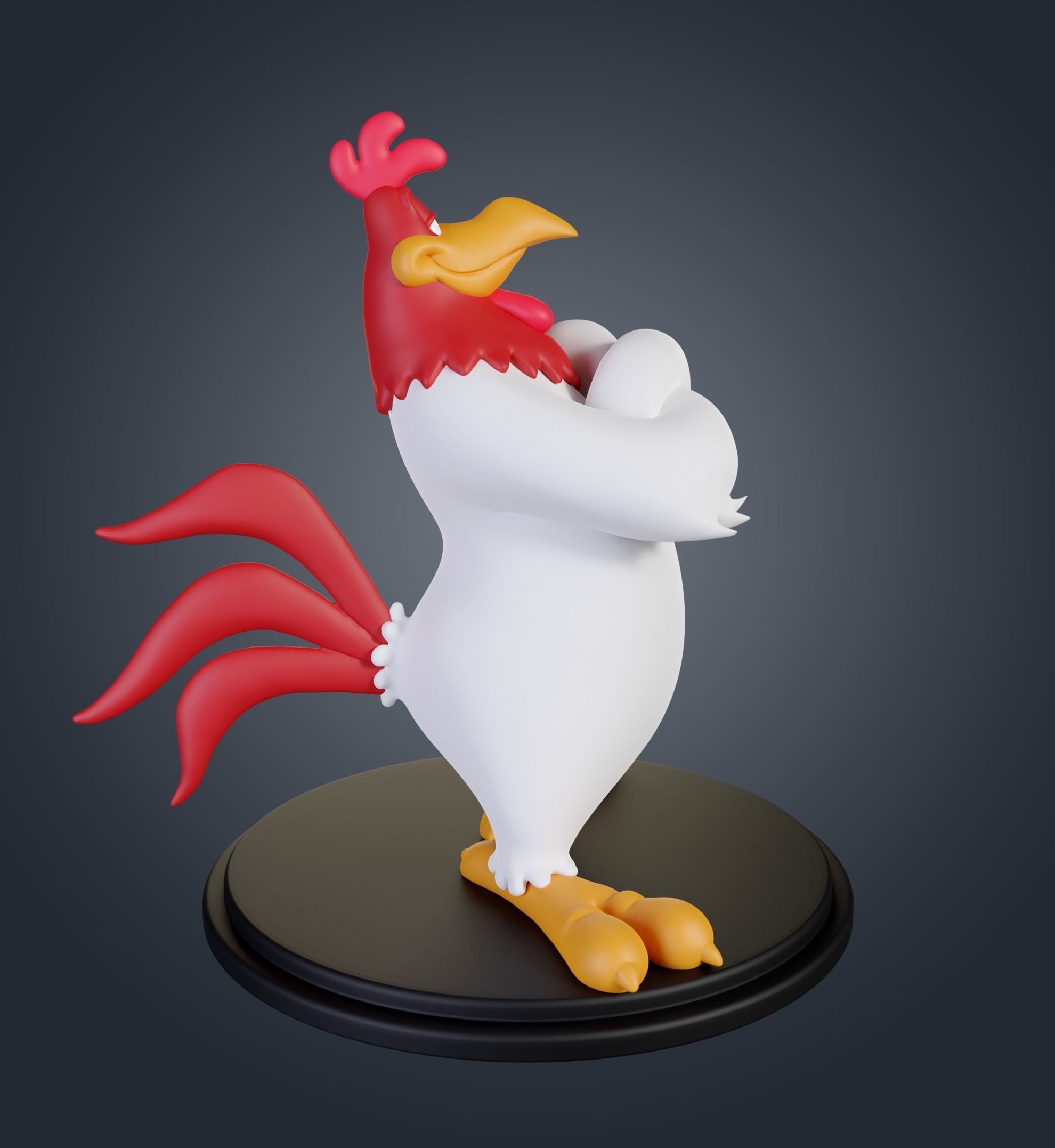 Foghorn Leghorn 3D print model_2