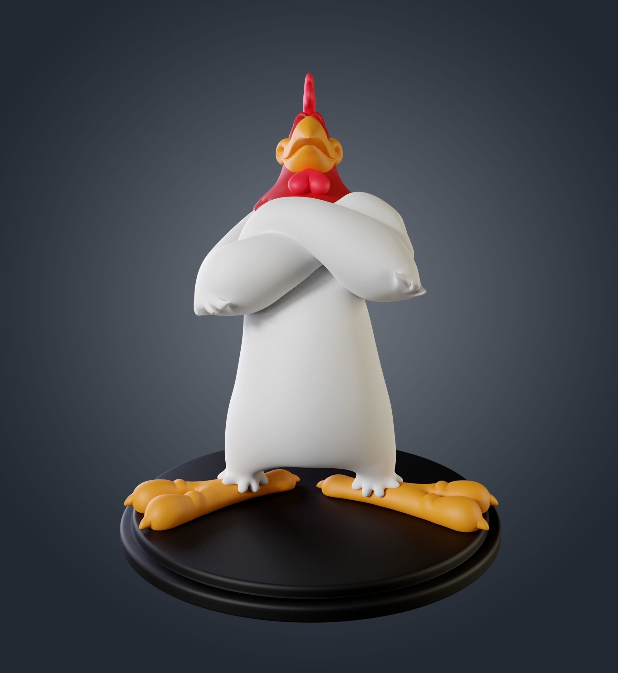 Foghorn Leghorn 3D print model_1