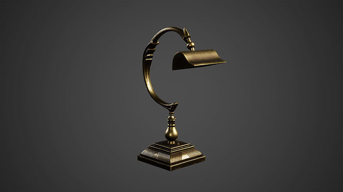 Desk Lamp Low Poly Game Ready Low-poly 3D model