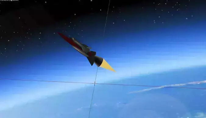 Rocket spacecraft Free 3D model