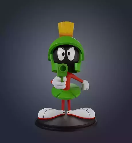 Marvin the Martian 3D print model
