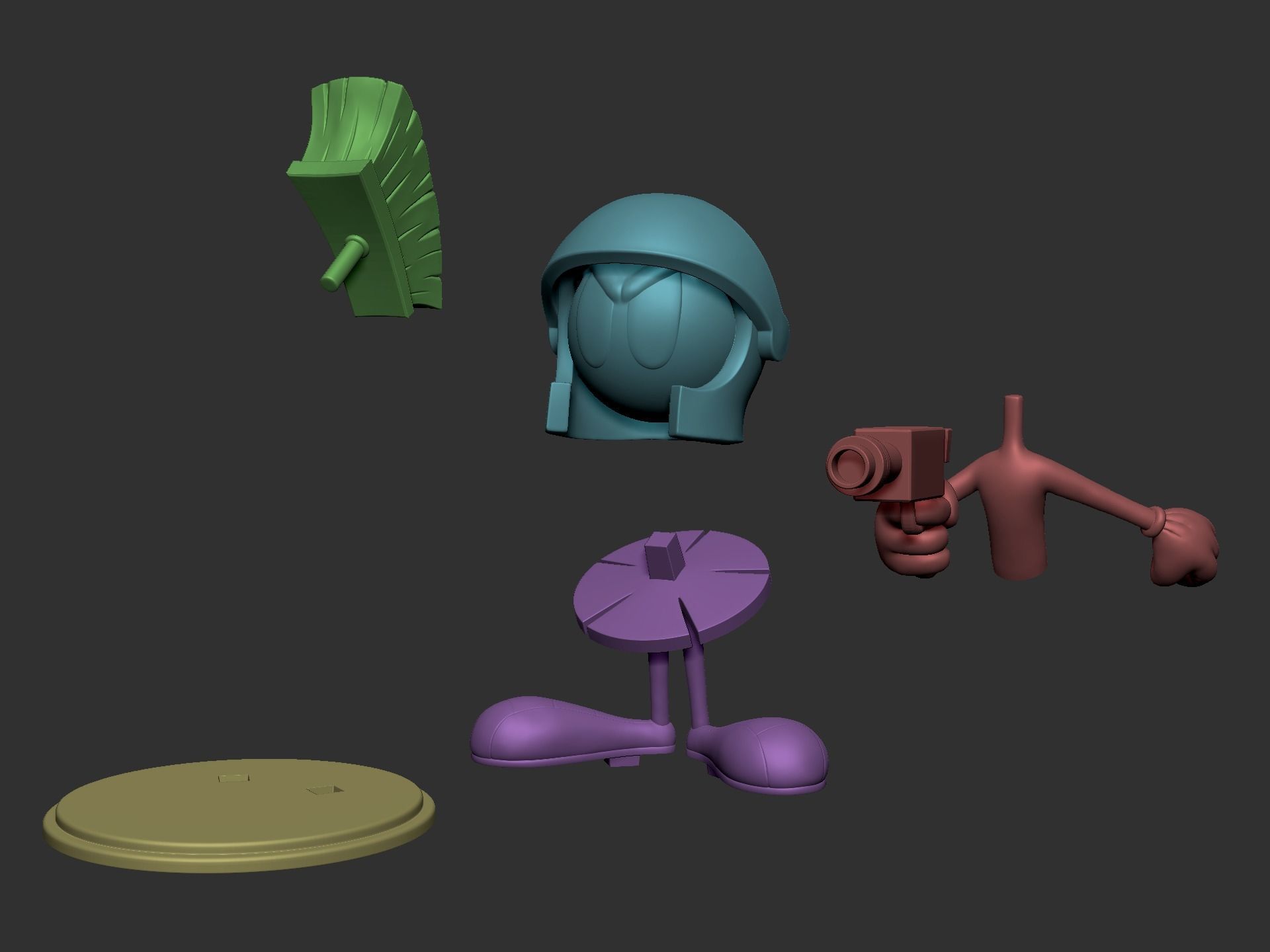 Marvin the Martian 3D print model_6