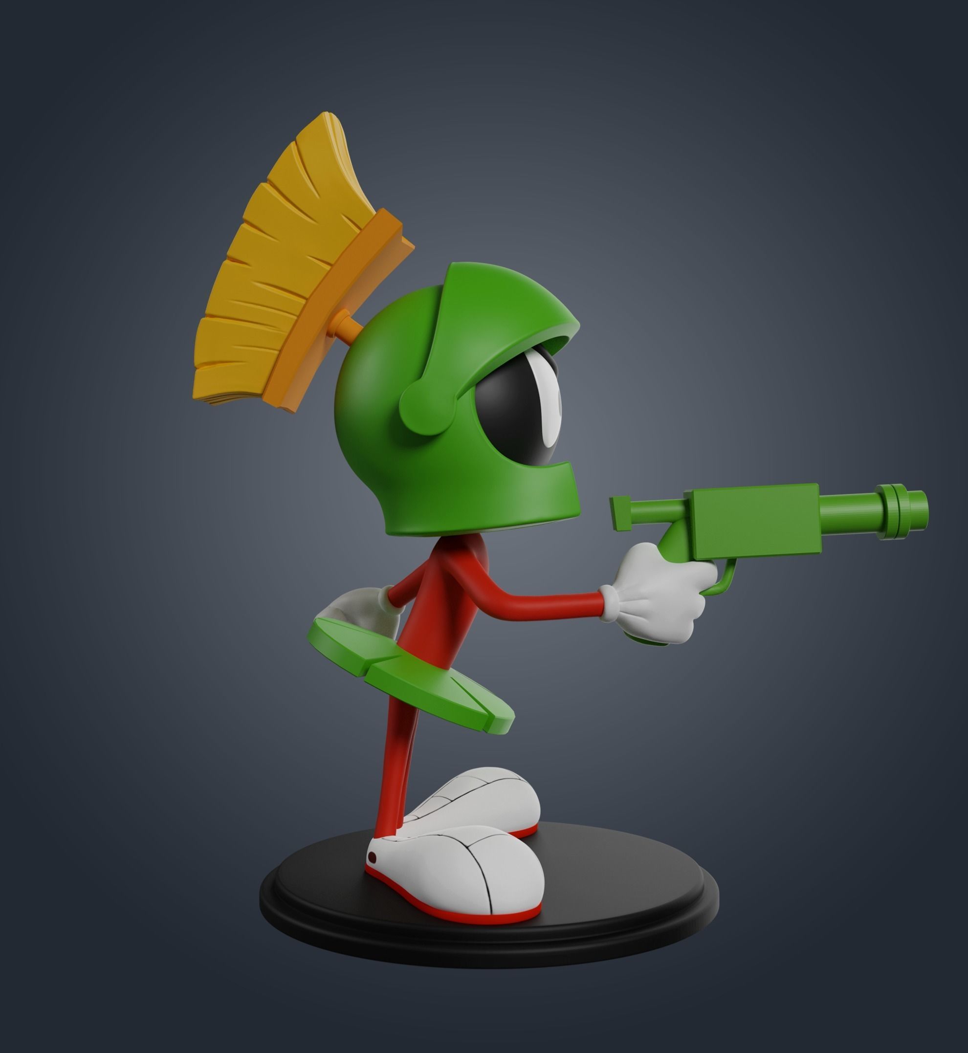 Marvin the Martian 3D print model_2