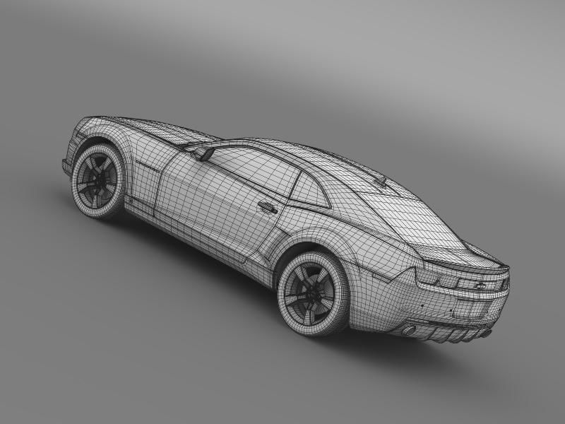 Chevrolet Camaro EUVersion 2012 3D model_13