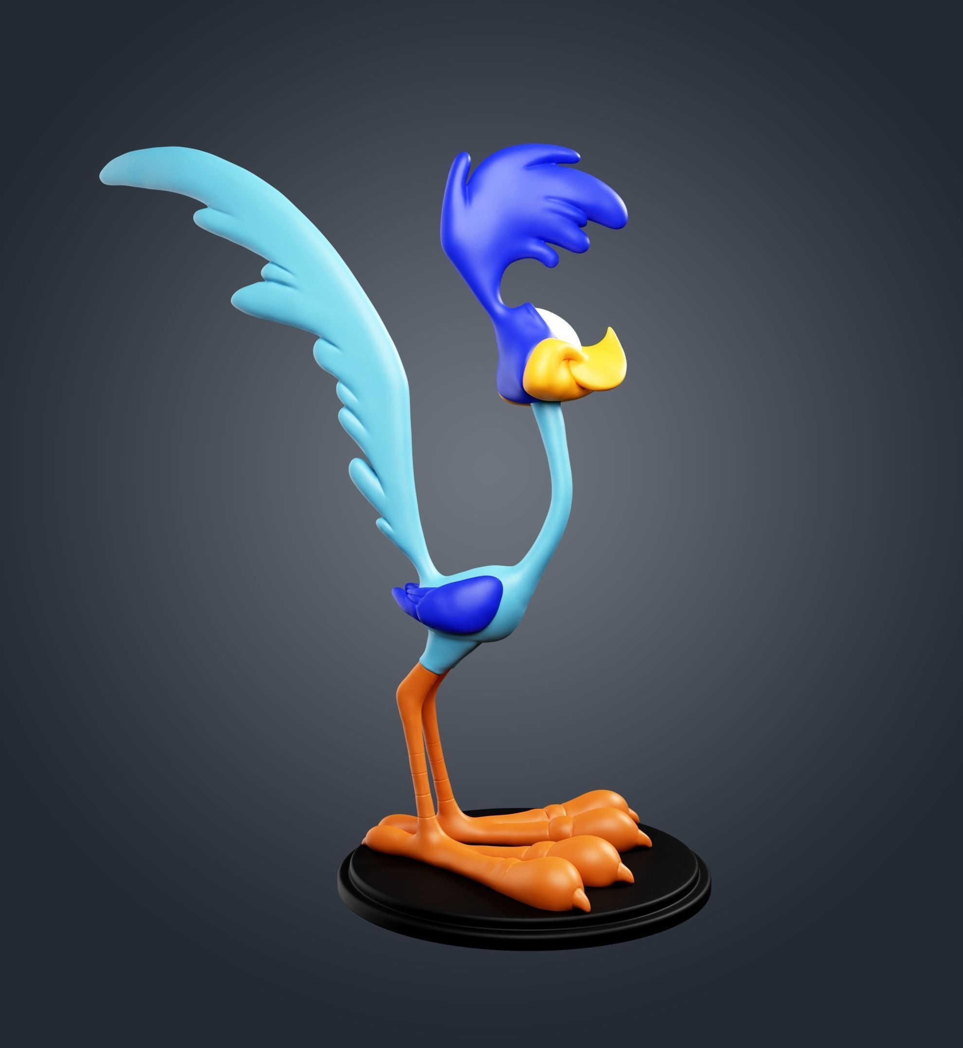 Road Runner 3D print model_2