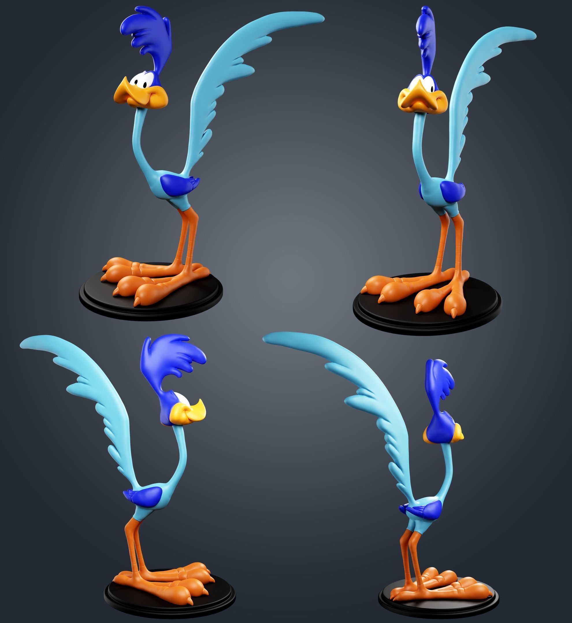 Road Runner 3D print model_4