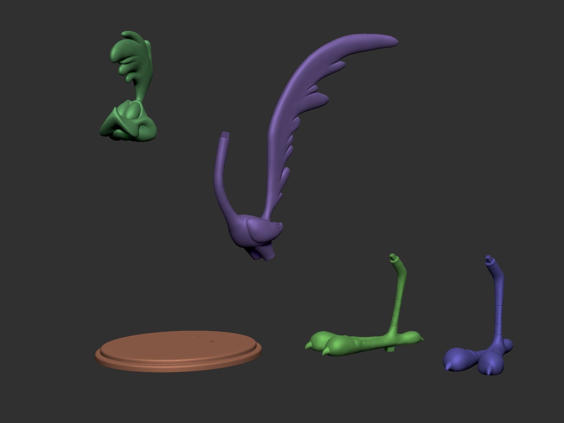 Road Runner 3D print model_5