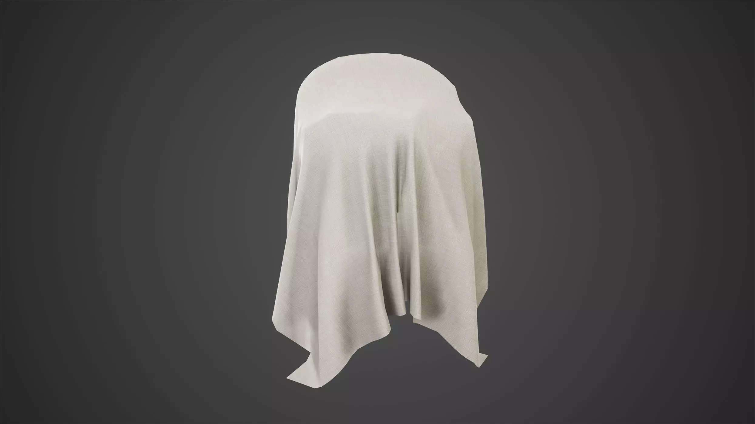 Cover Fabric Low Poly Game Ready Low-poly 3D model_0