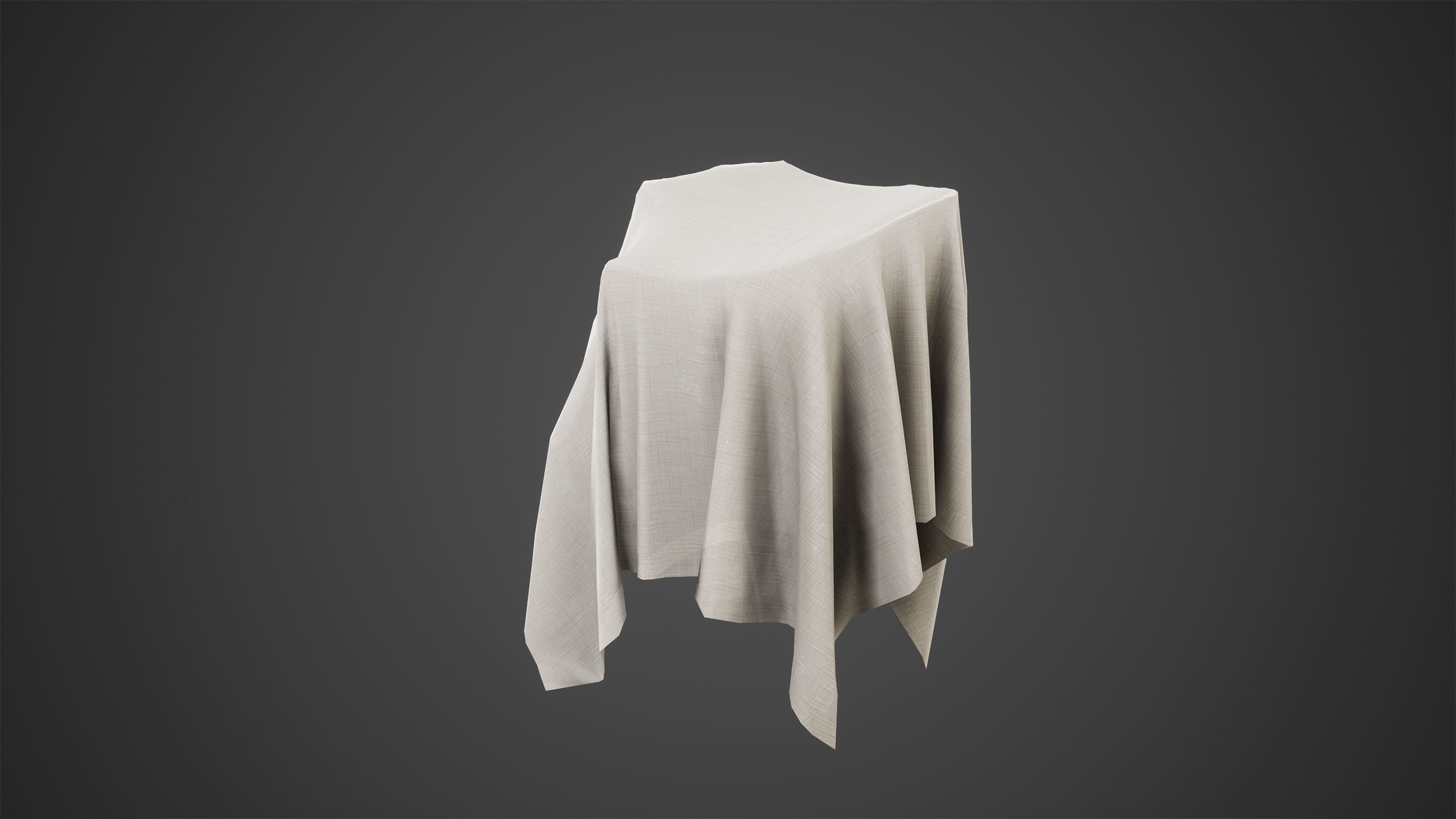 Cover Fabric Low Poly Game Ready Low-poly 3D model_3
