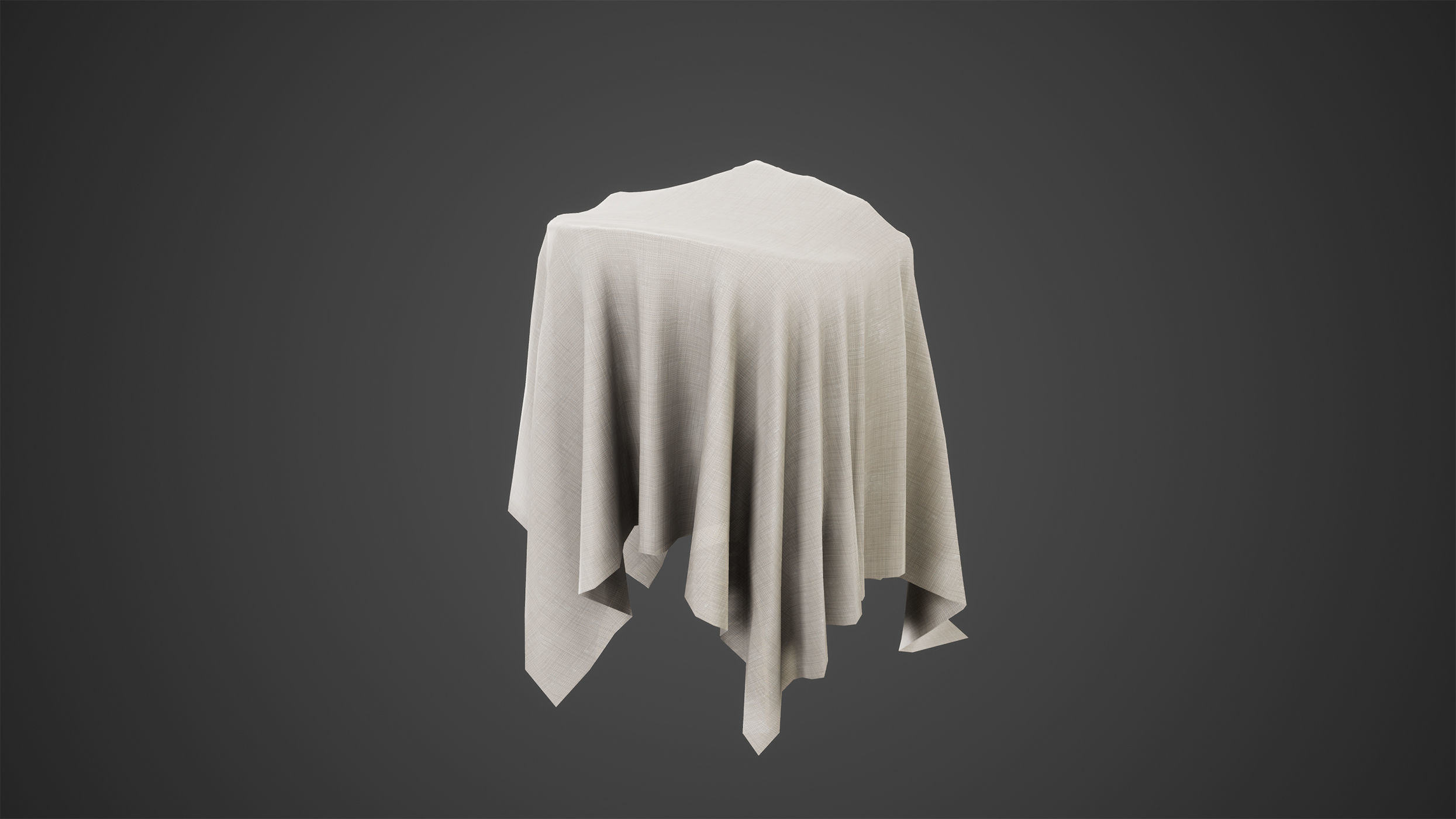 Cover Fabric Low Poly Game Ready Low-poly 3D model_4