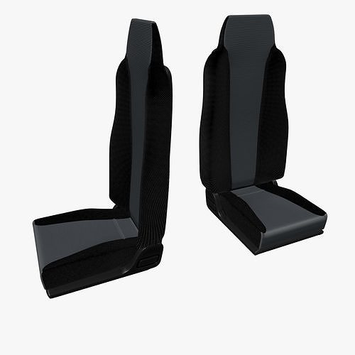 car seat 3D model 2