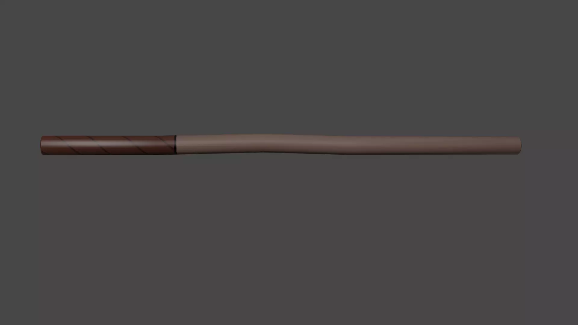Beating Stick Free low-poly 3D model_0