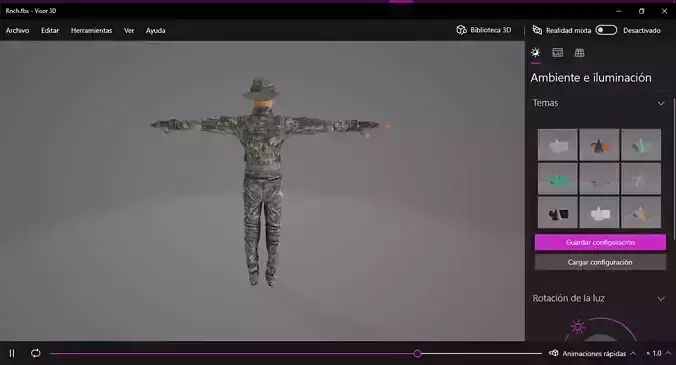 military character - low poly Unreal Engine Free low-poly 3D model