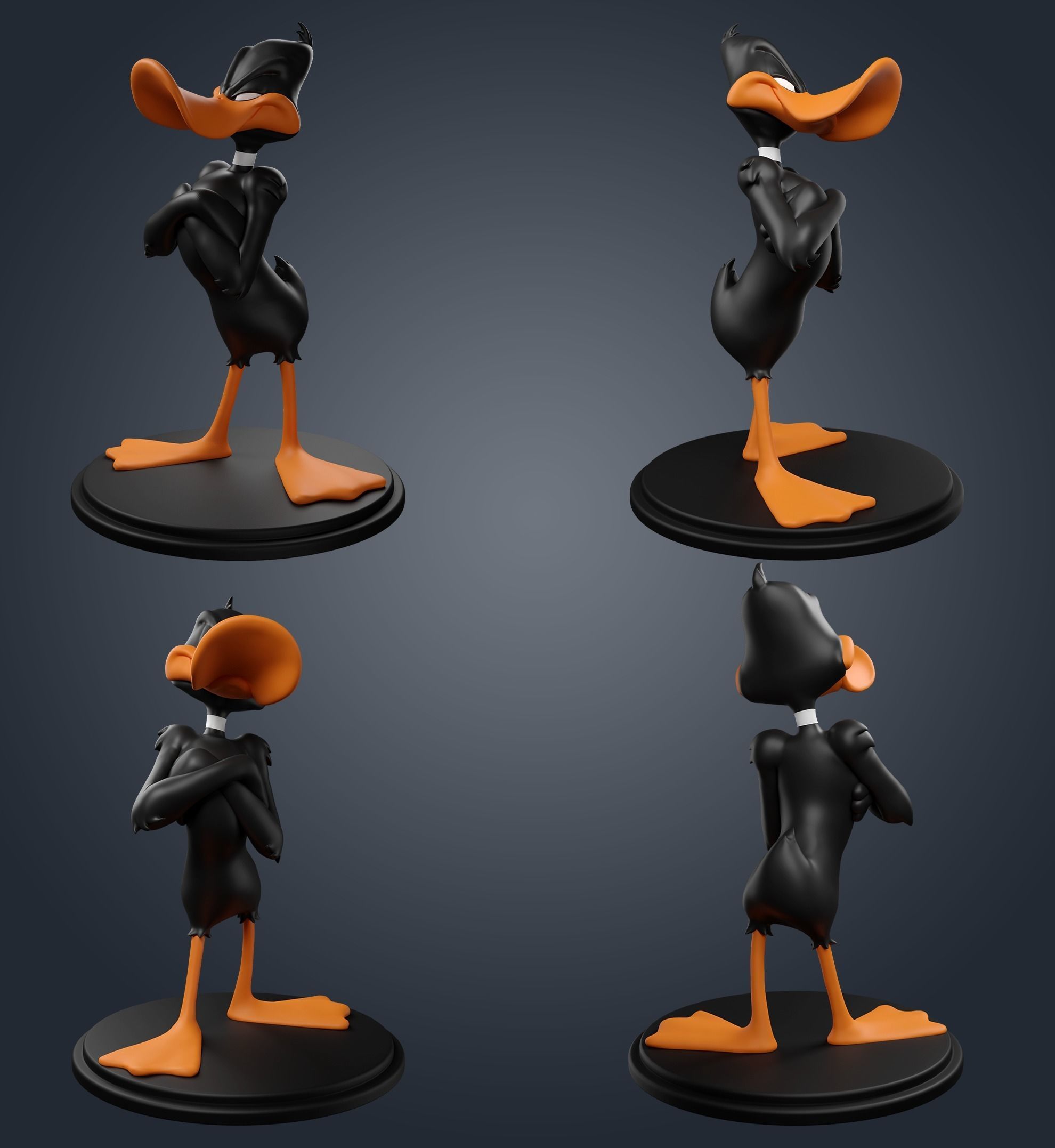 Daffy Duck 3D model 3D printable | CGTrader