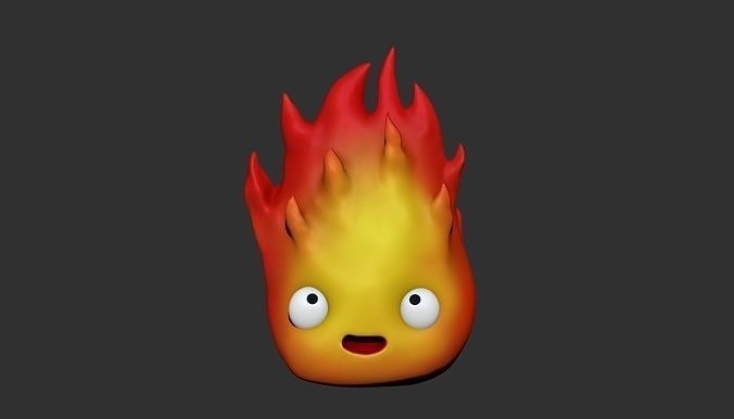 CALCIFER HOWLS MOVING CASTLE 3D print model