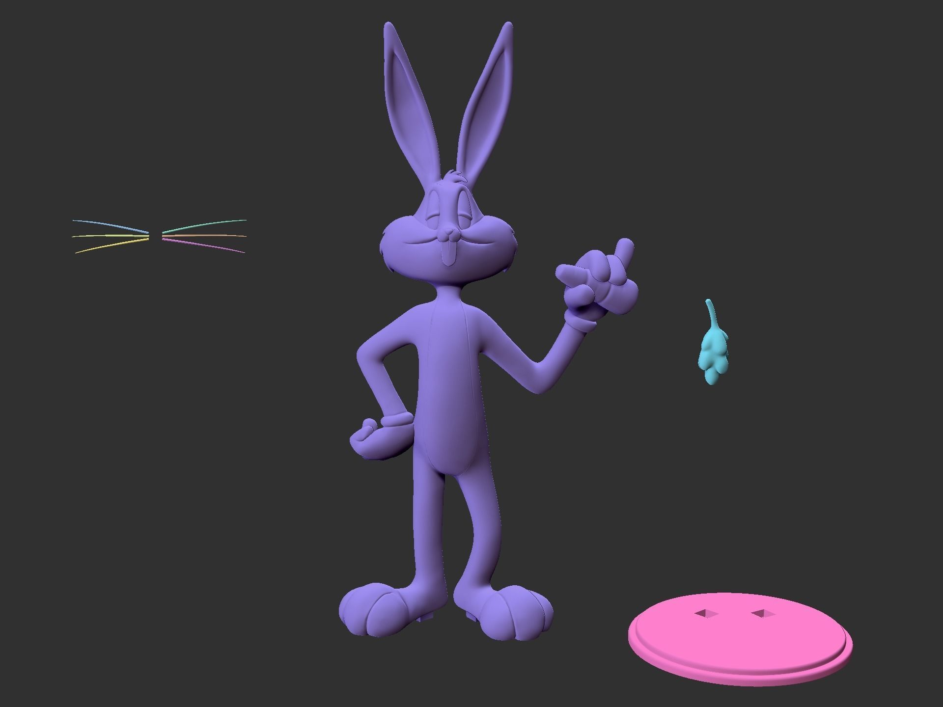 Bugs Bunny 3D print model_6