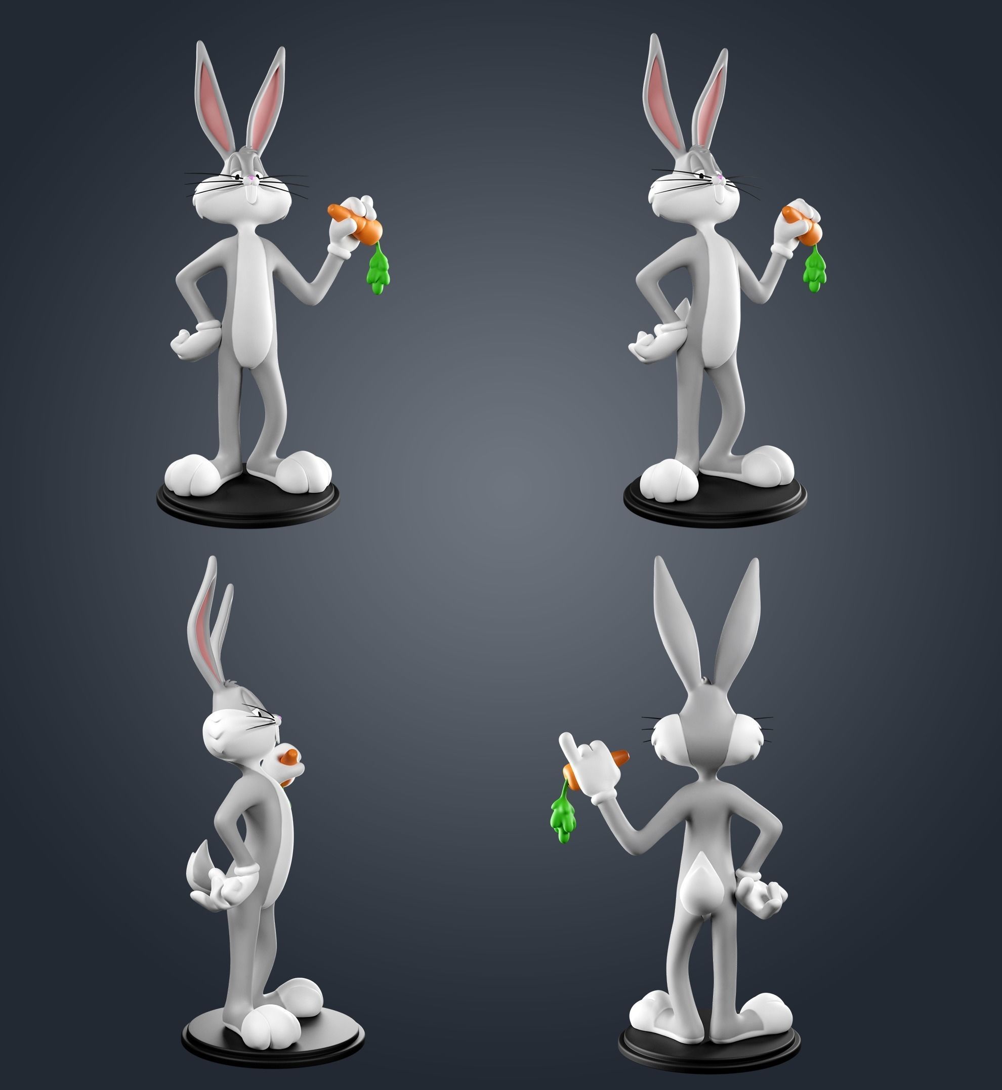 Bugs Bunny 3D print model_4