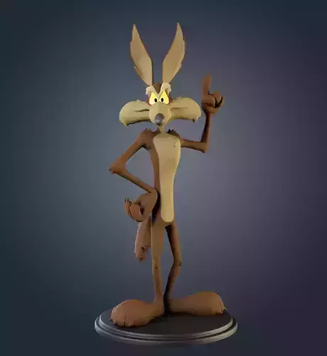 Wile E Coyote 3D print model