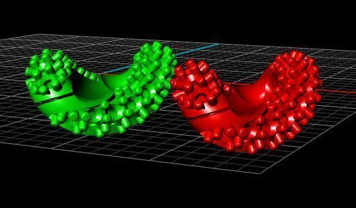 Cuban-link chains  3D print model_7