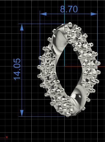 Cuban-link chains  3D print model_6
