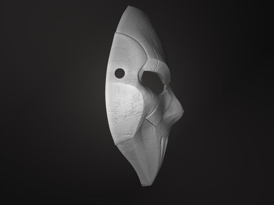 Slipknot Mick mask 3D print model_2