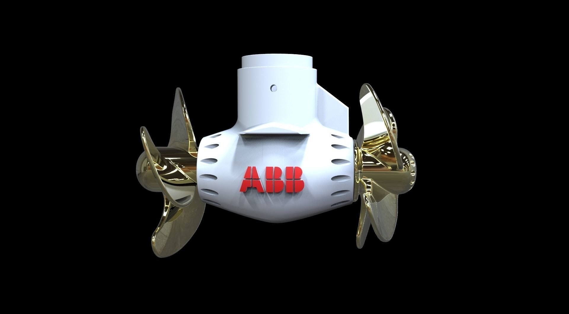 Azipod Seabex one Twin 3D print model_4