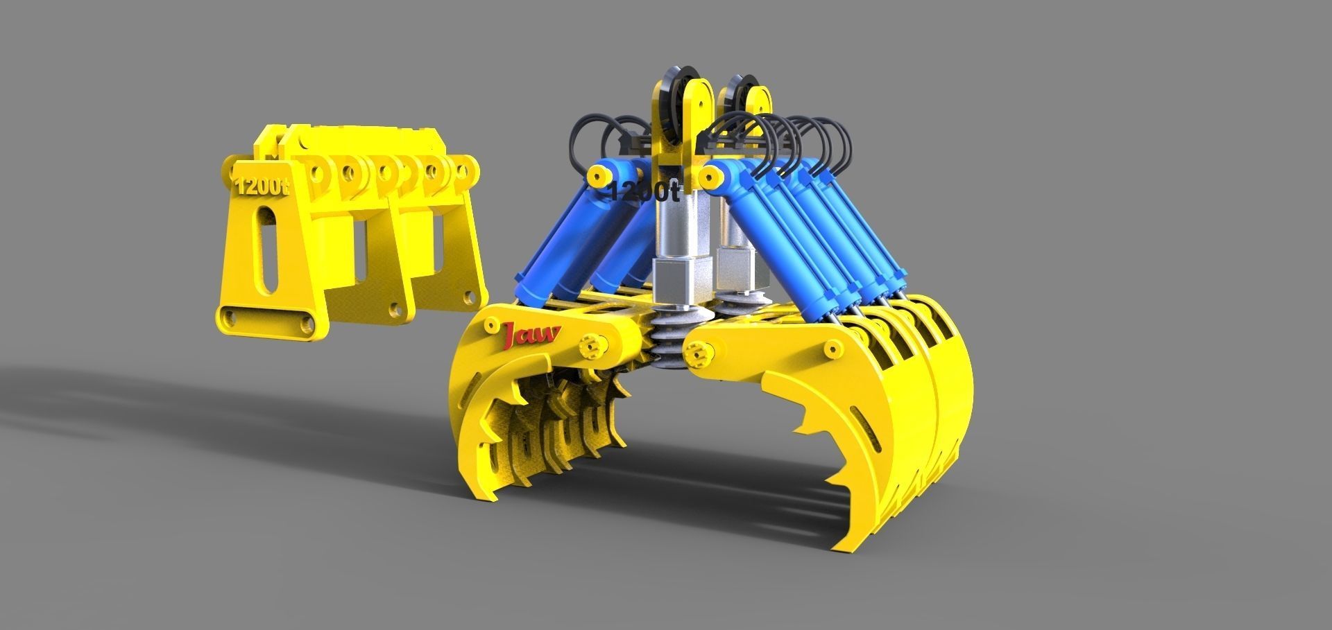 Jaw 75 3D print model_3