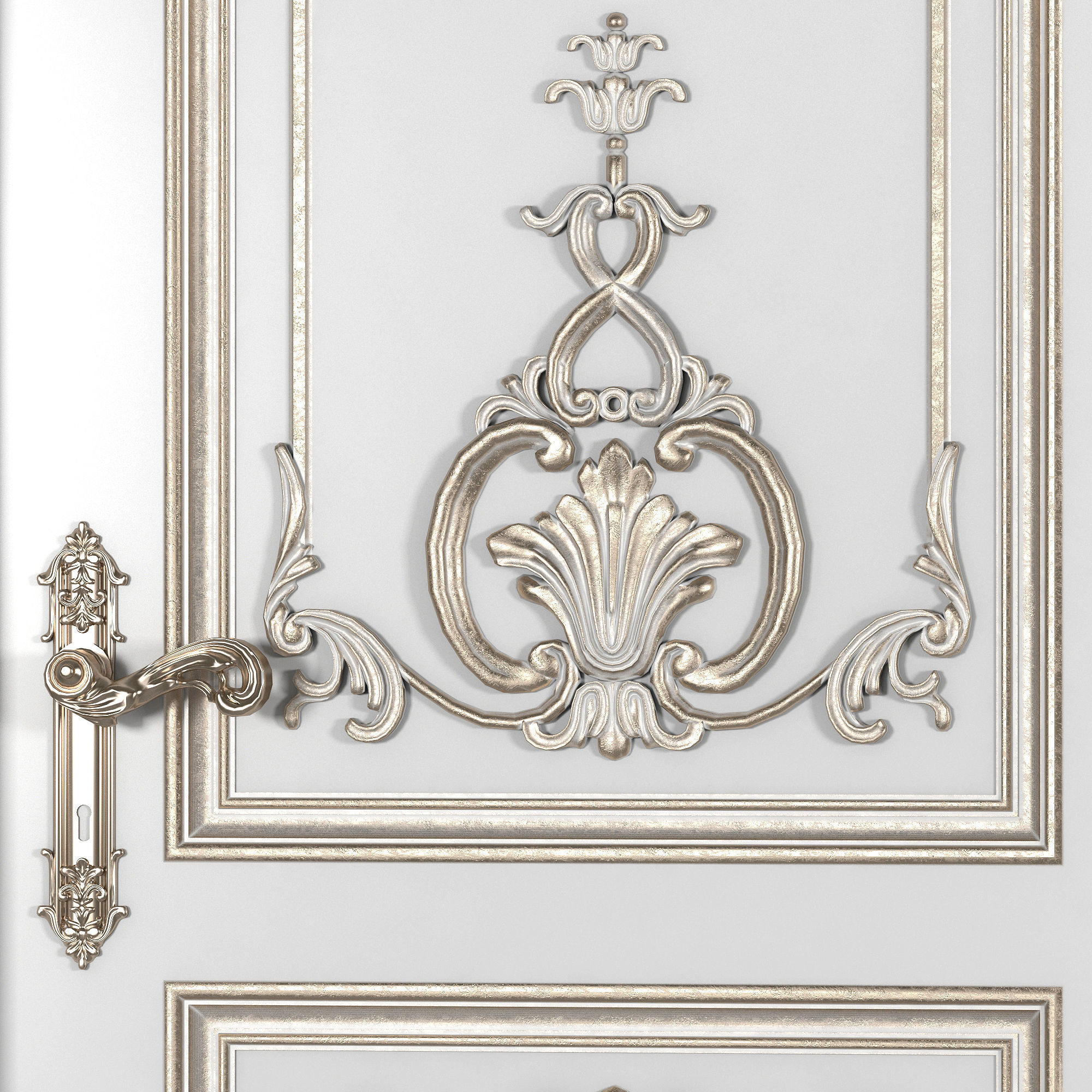 louis door 3D model_15