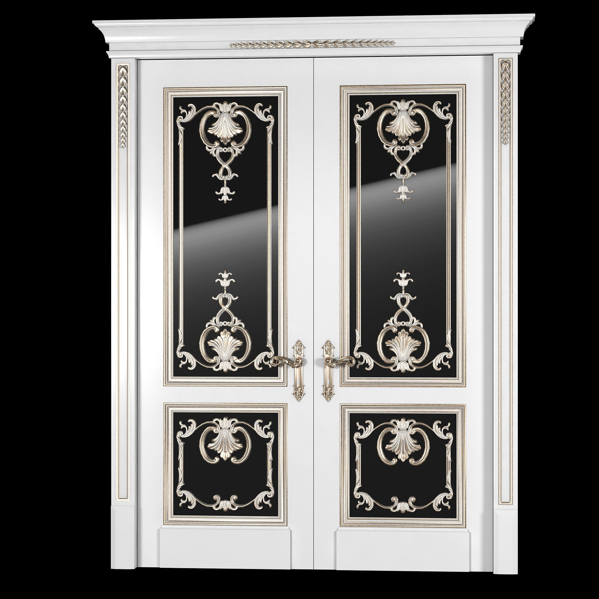 louis door 3D model_8