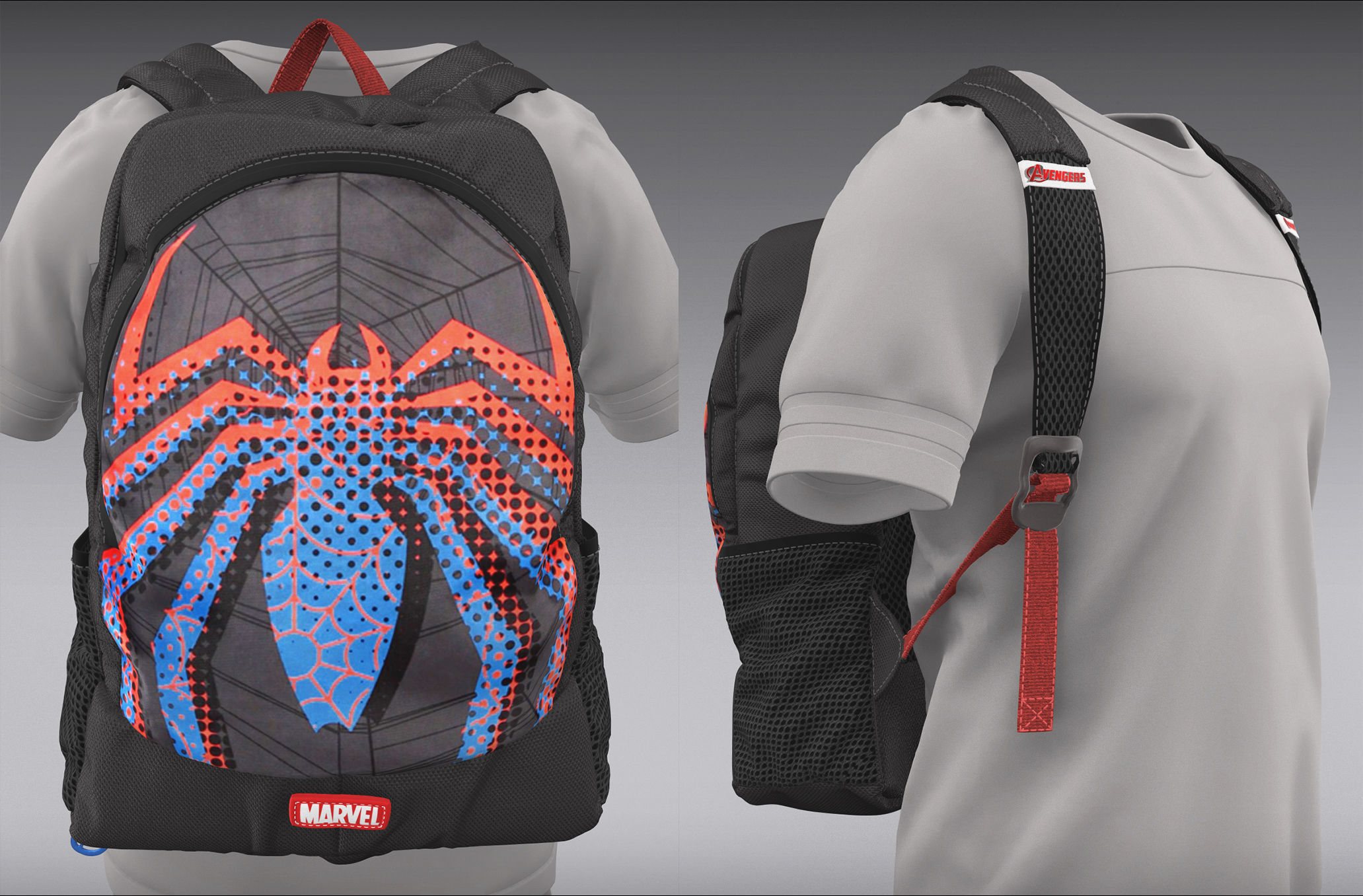 Spiderman Bag 3D model_4