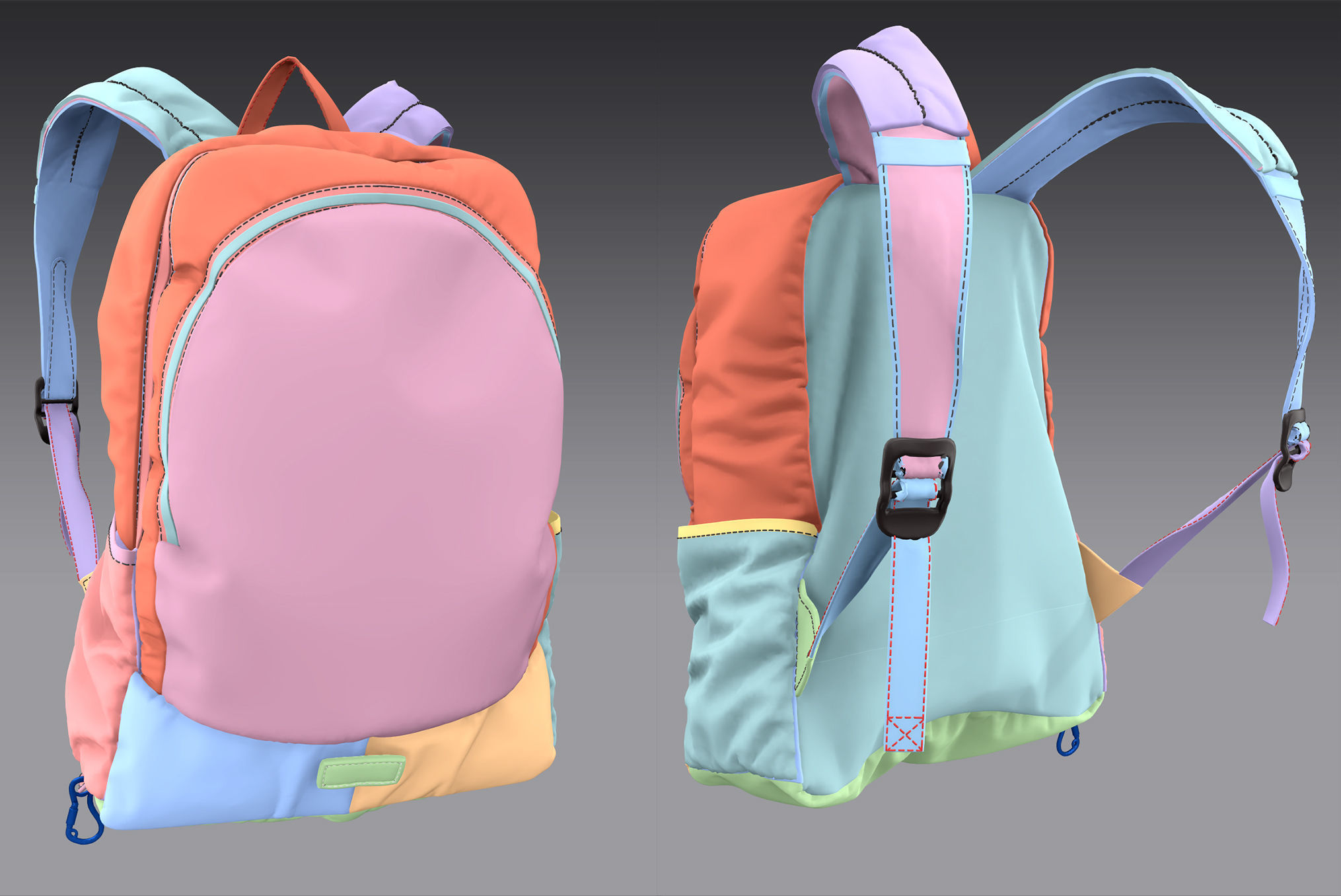Spiderman Bag 3D model_5