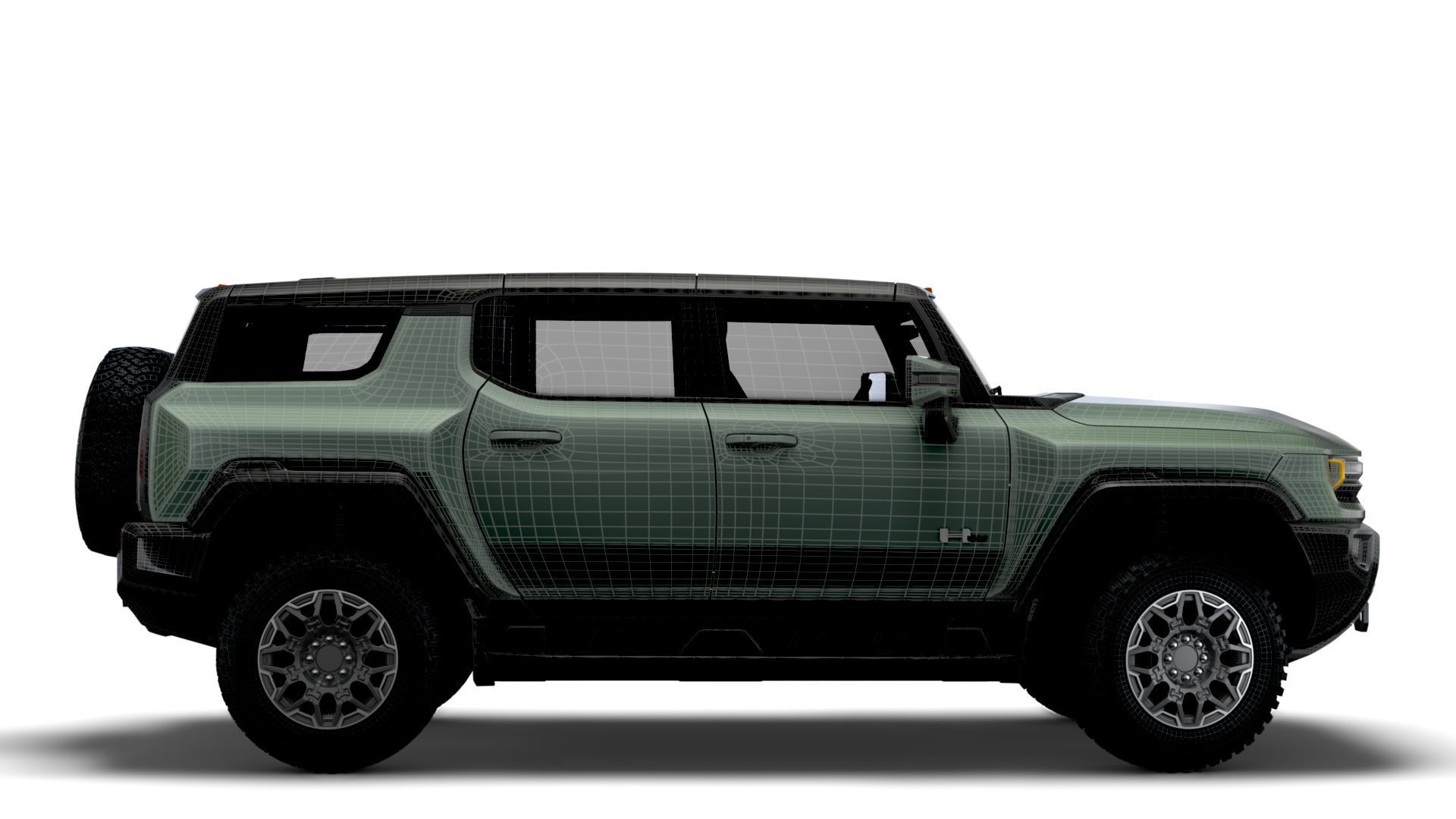 Hummer EV GMC SUV Edition 1 2024 3D model_13