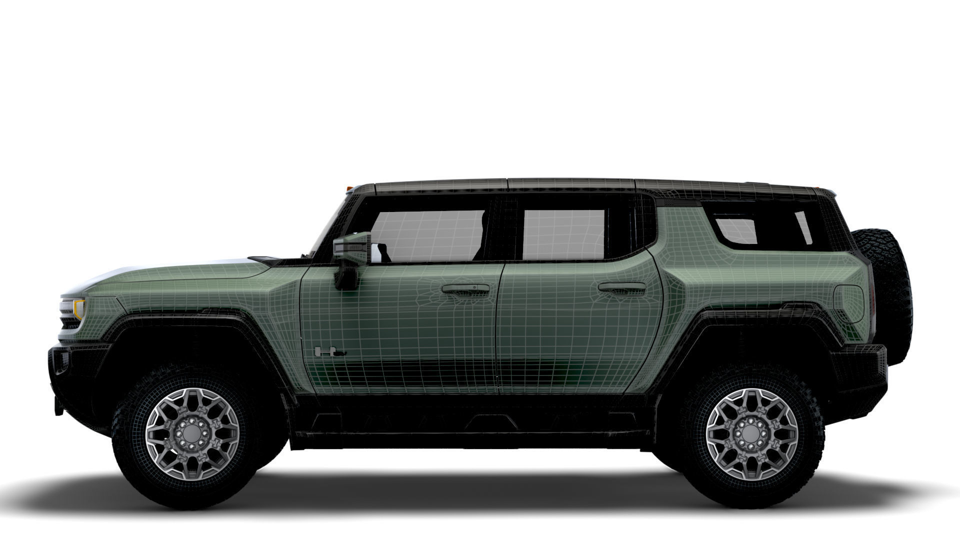 Hummer EV GMC SUV Edition 1 2024 3D model_16