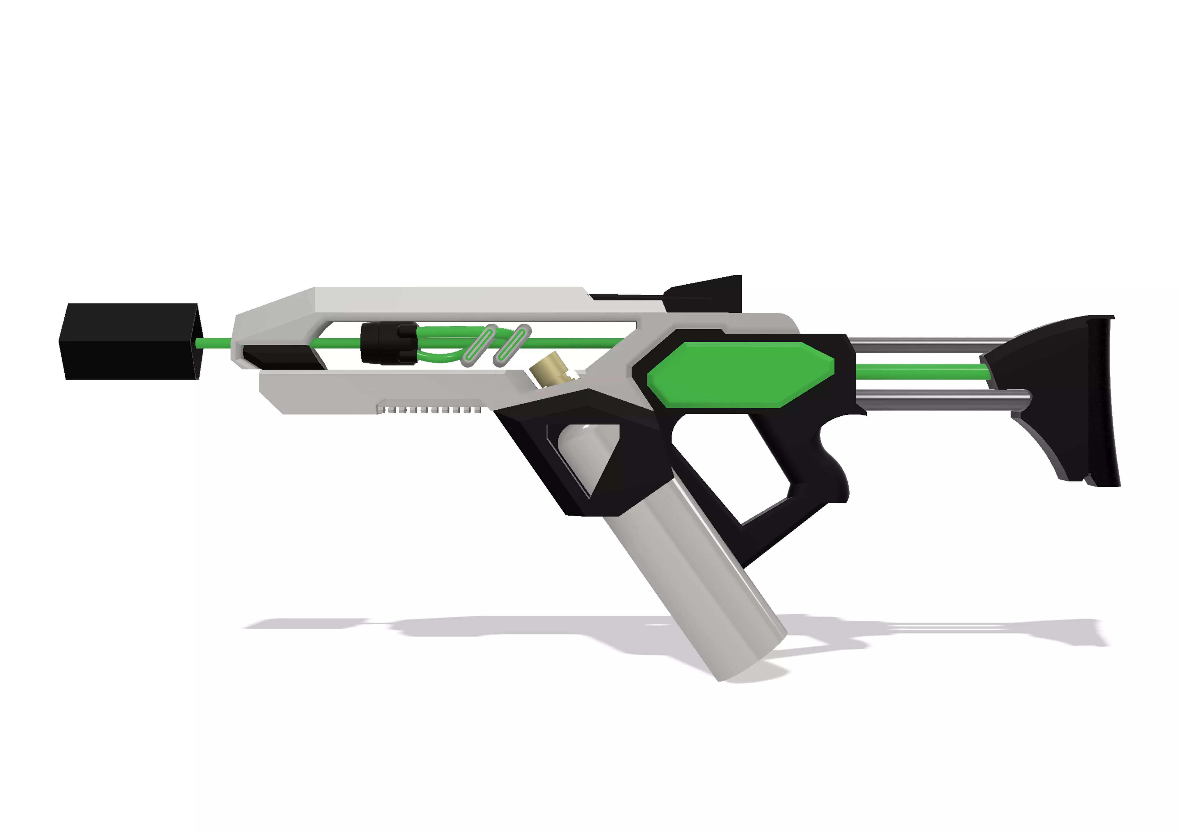 Flamethrower Prototype Free 3D print model