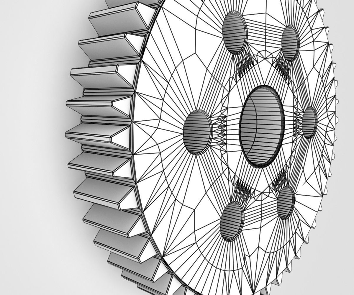 Tooth Gear 3D model_6