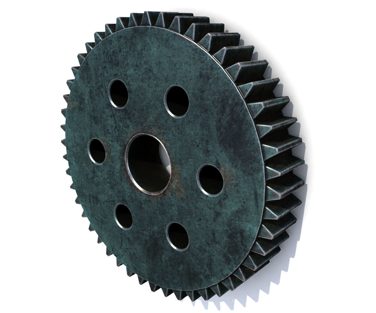 Tooth Gear 3D model_1