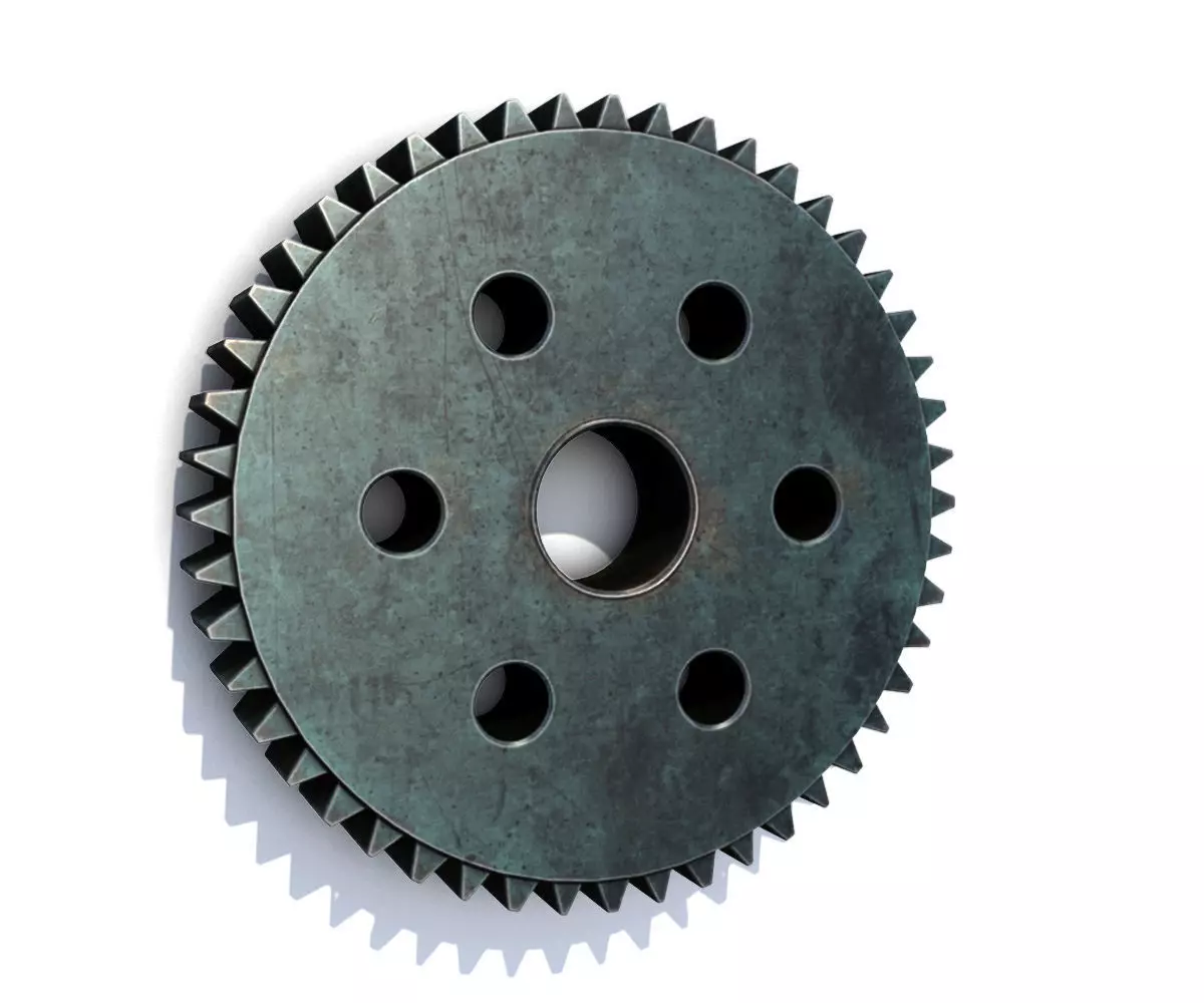 Tooth Gear 3D model_0
