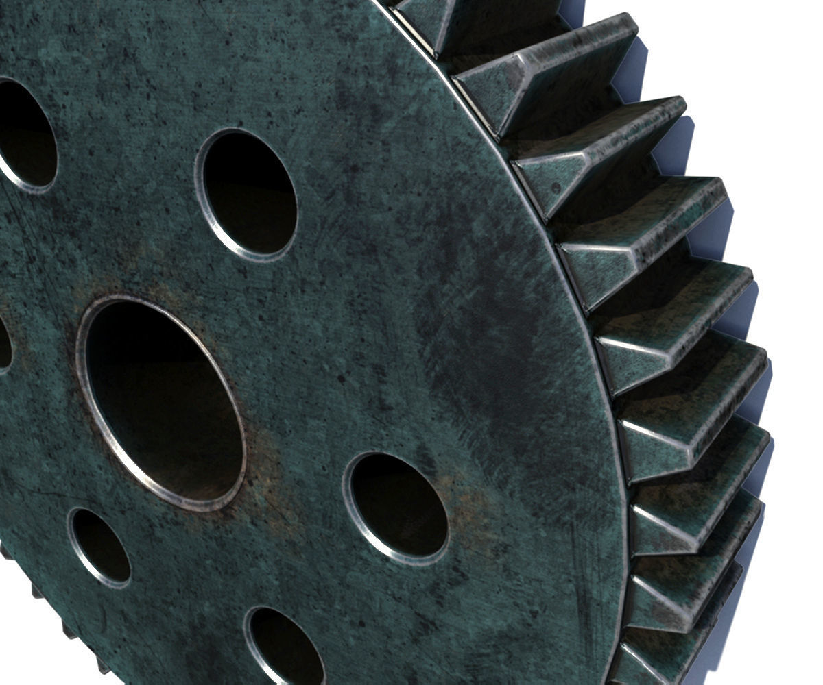 Tooth Gear 3D model_4