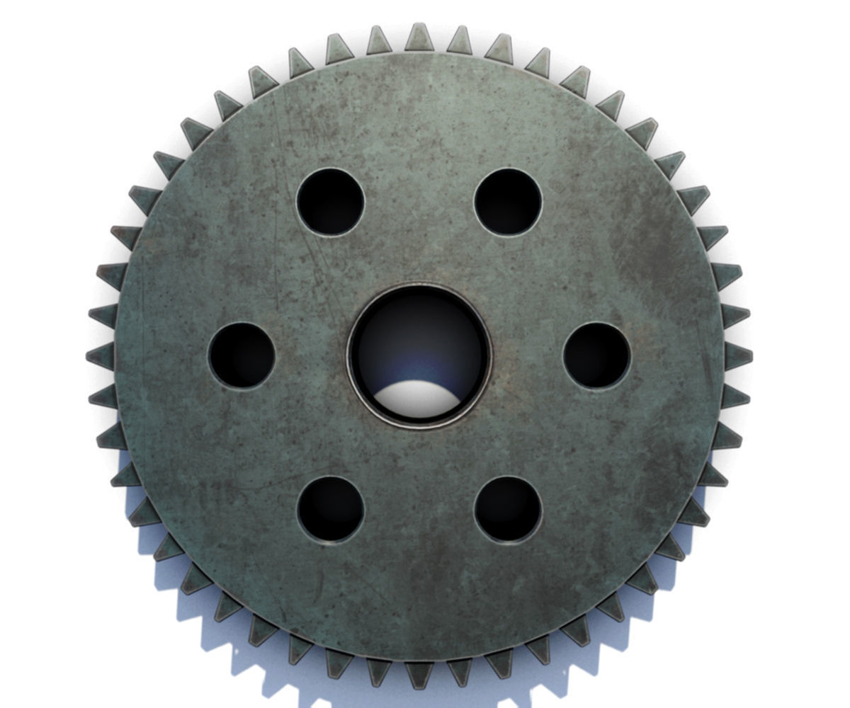 Tooth Gear 3D model_3