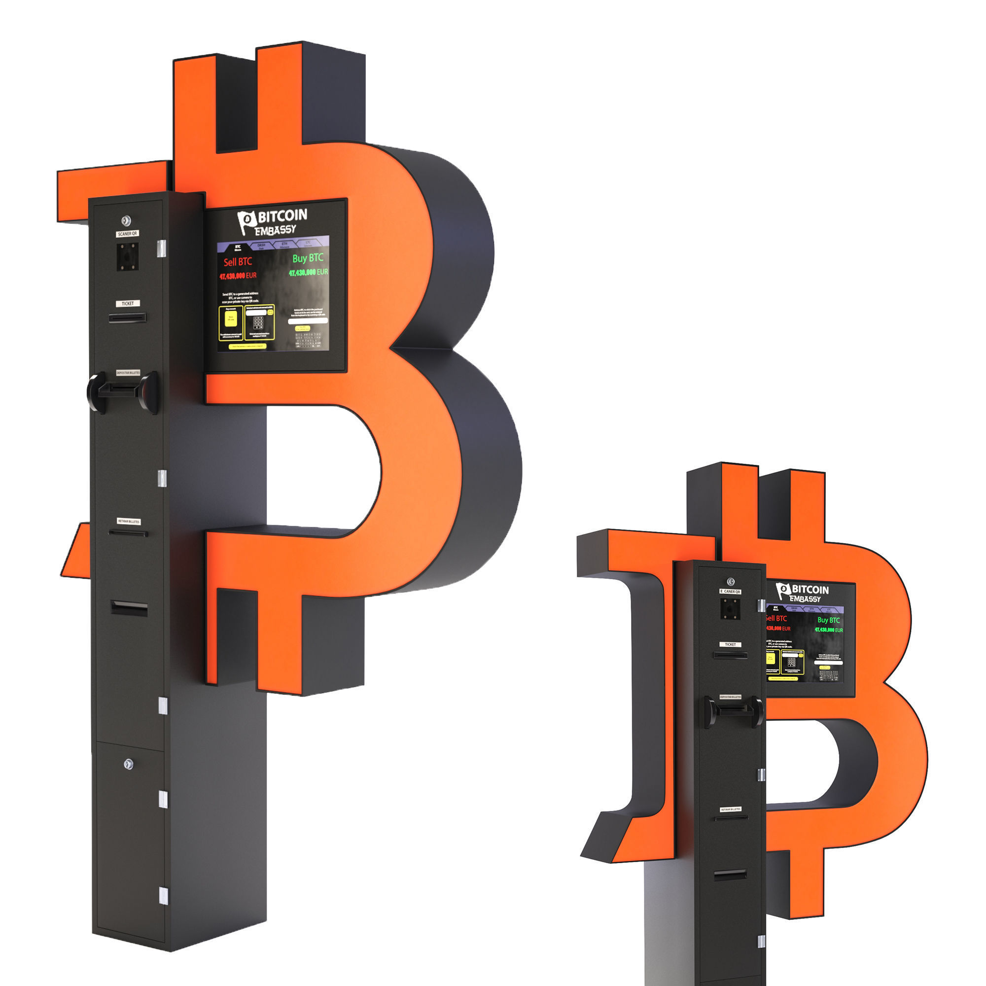 Bitcoin ATM 3D model_1