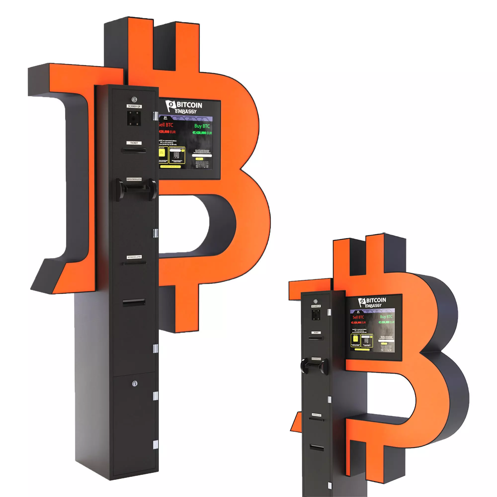 Bitcoin ATM 3D model_0