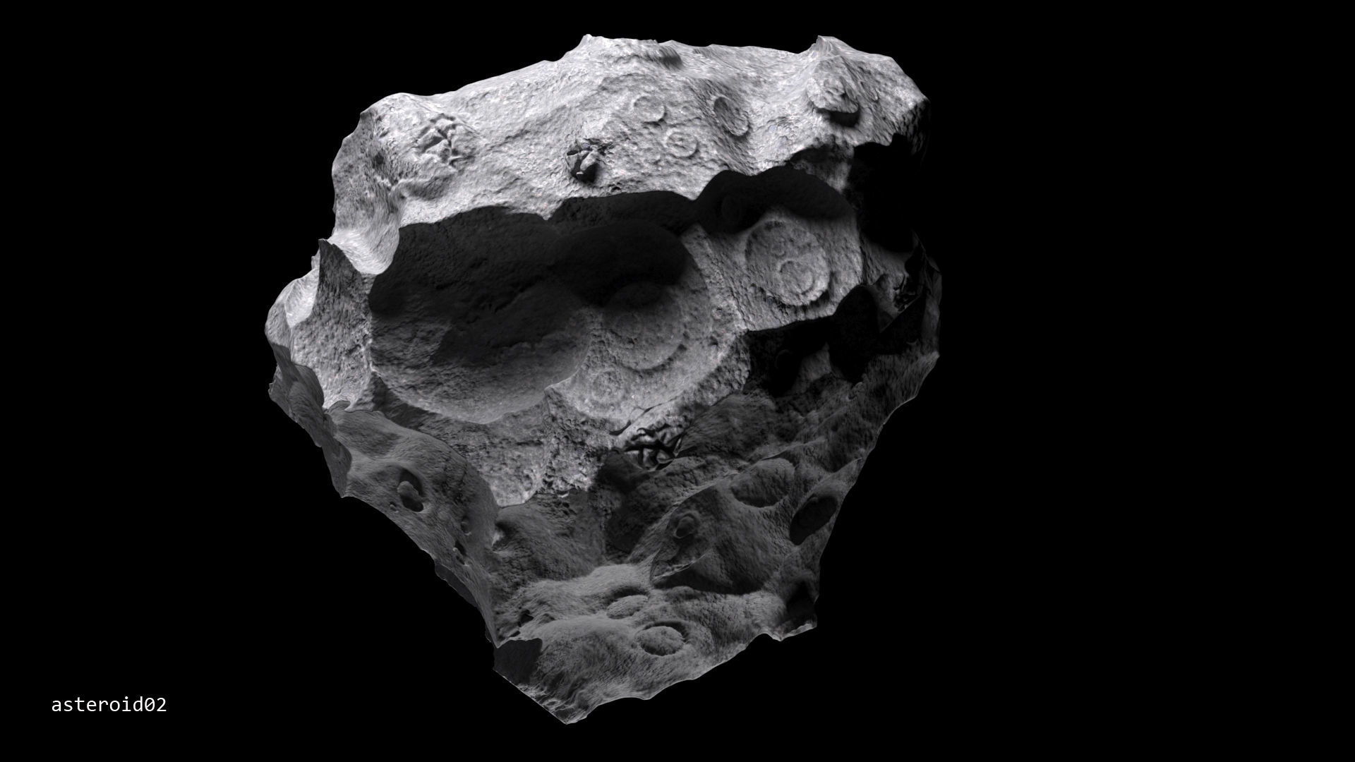 Asteroids BUNDLE 3D model_15