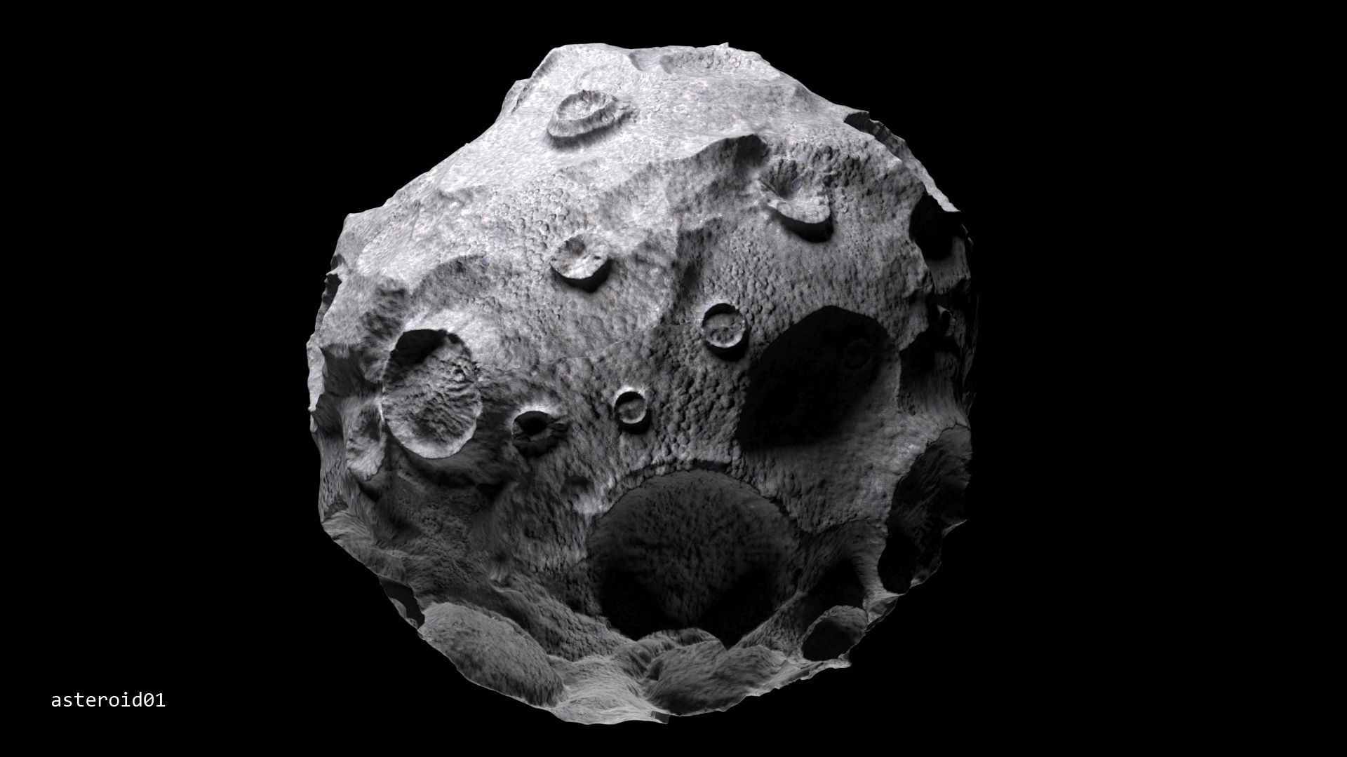 Asteroids BUNDLE 3D model_11